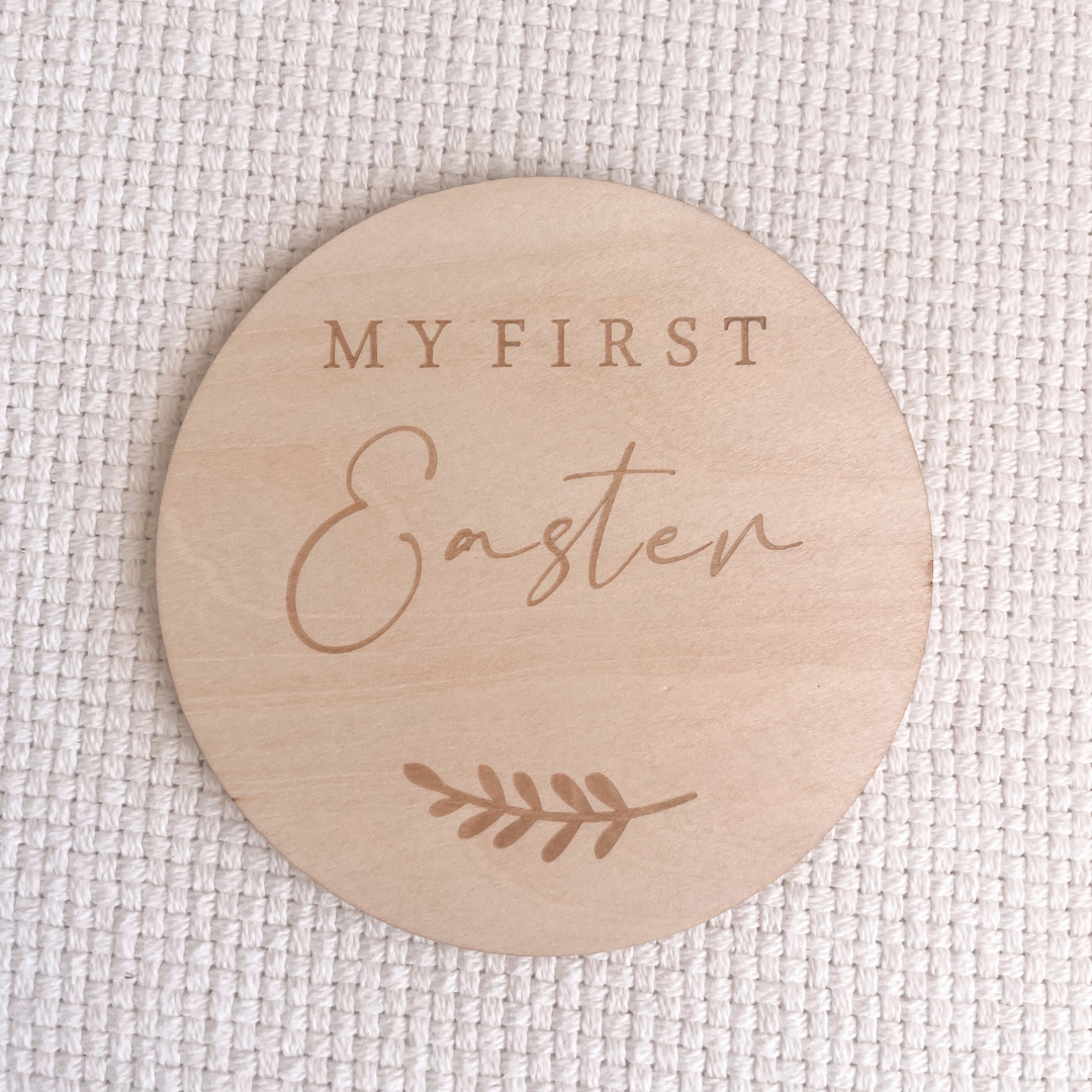 My First Easter Wooden Plaque | Bohemian Bright