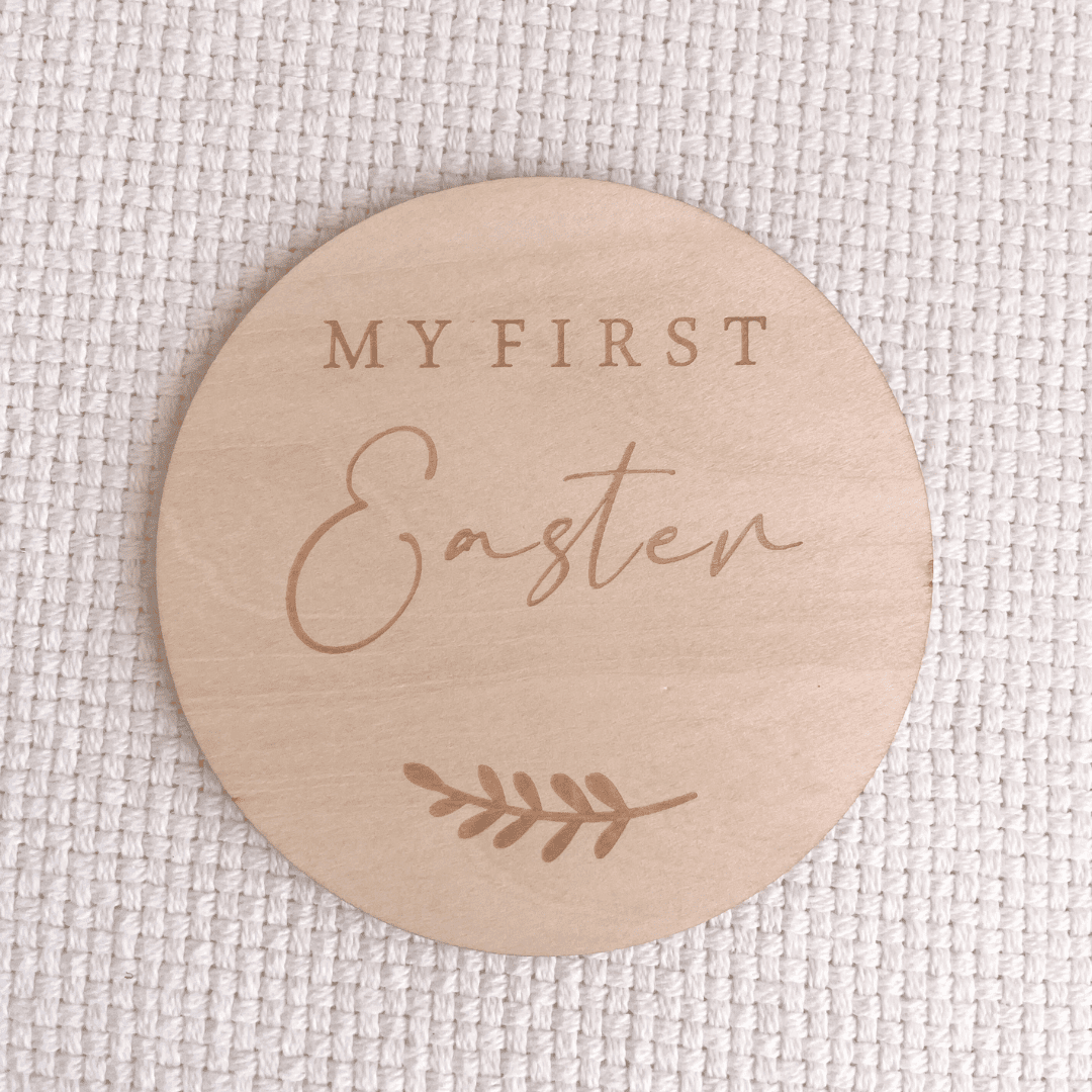 My First Easter Wooden Plaque | Bohemian Bright