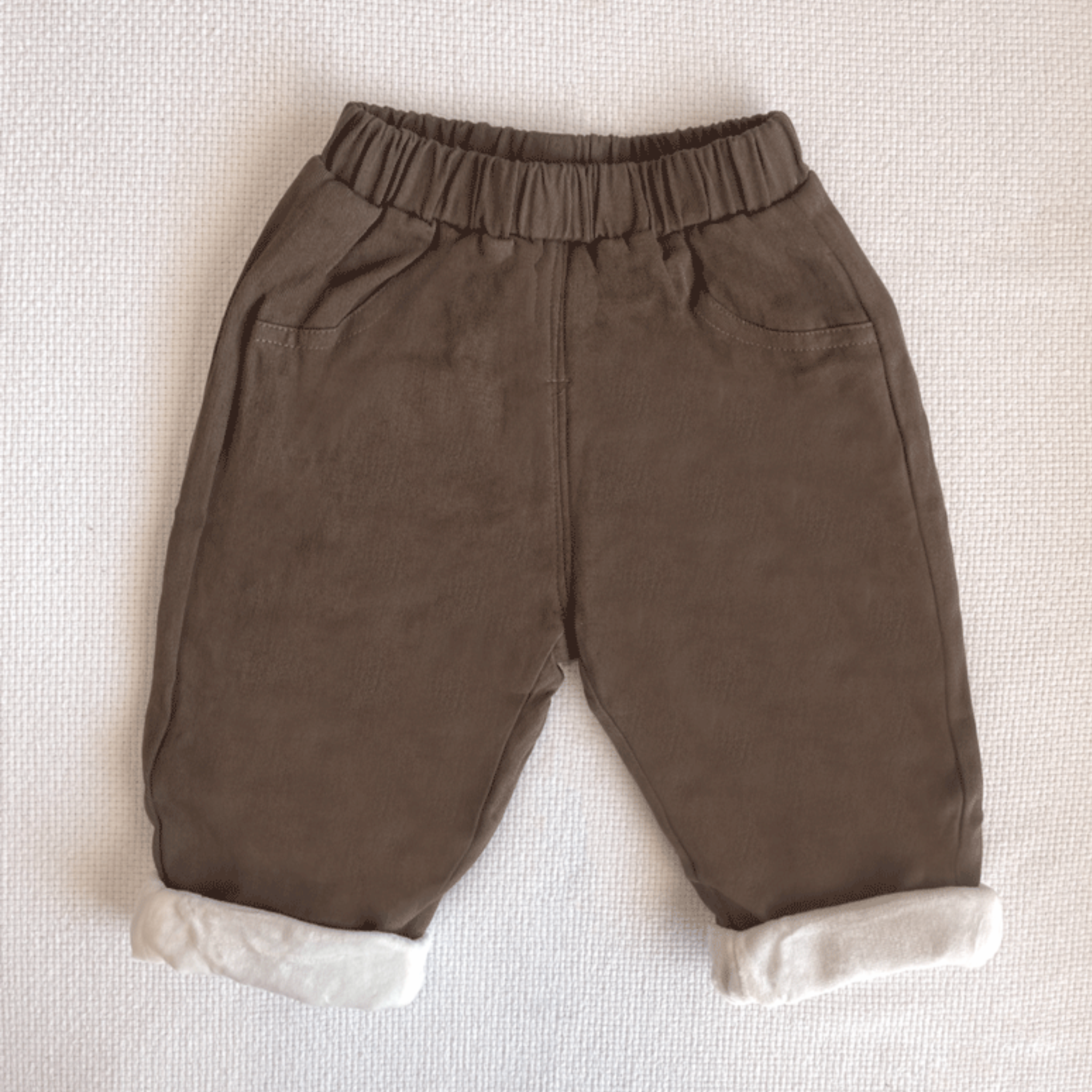 Seaside Cotton Brown Pants | Bohemian Bright