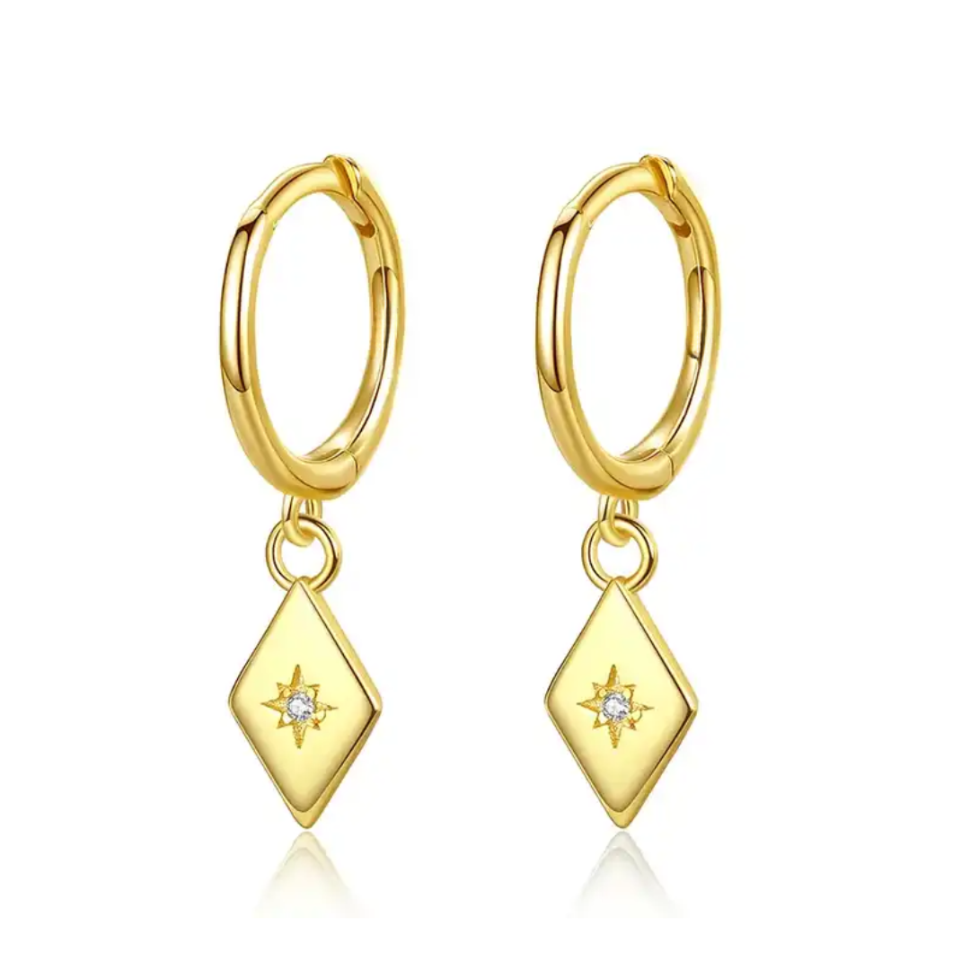 Baby girl 2025 gold hoop earrings