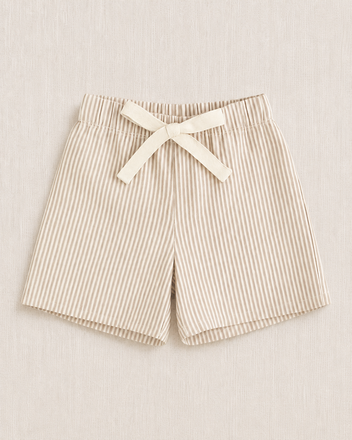 Stripe Shorts | Brown