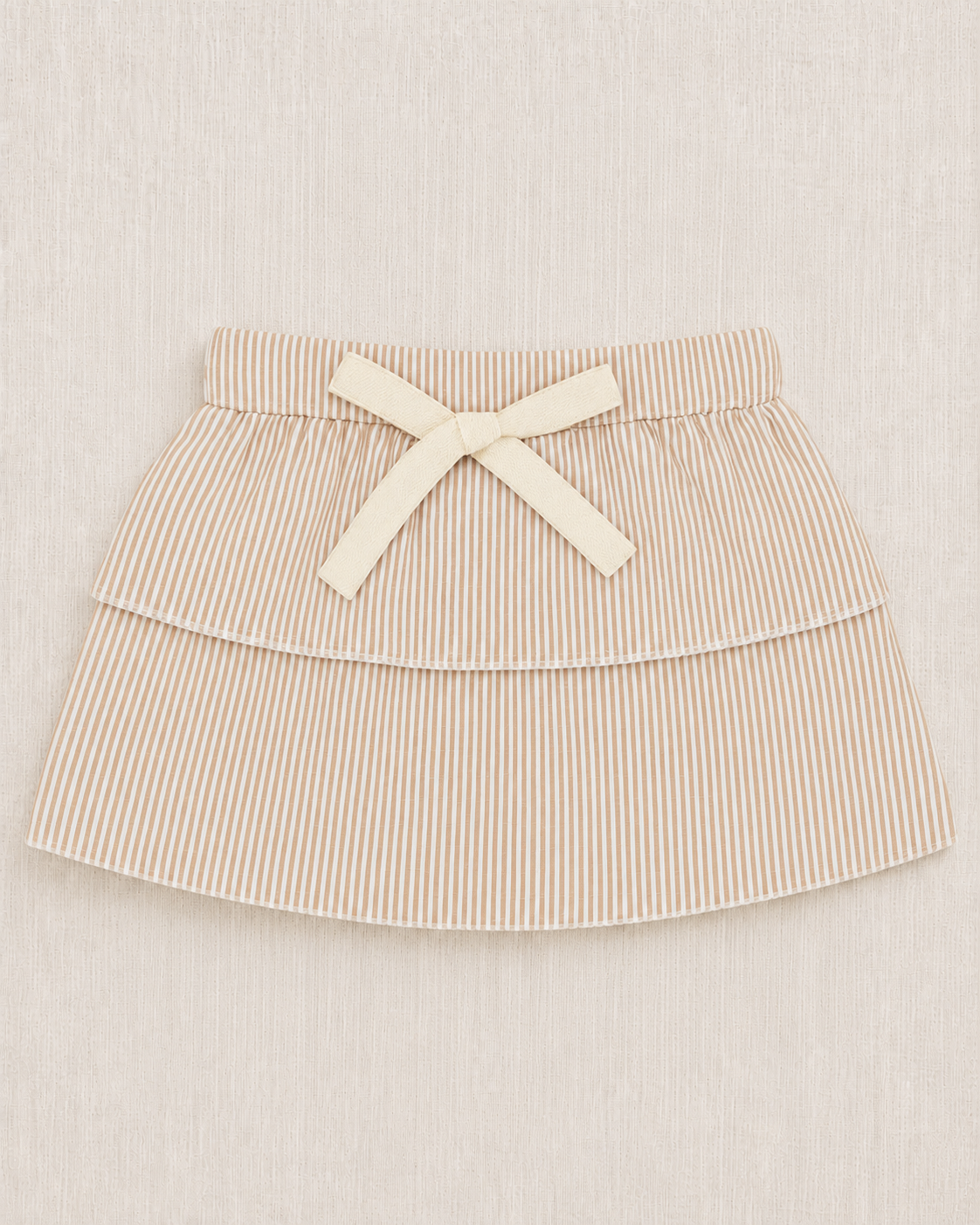 Rara Skirt | Brown Stripe