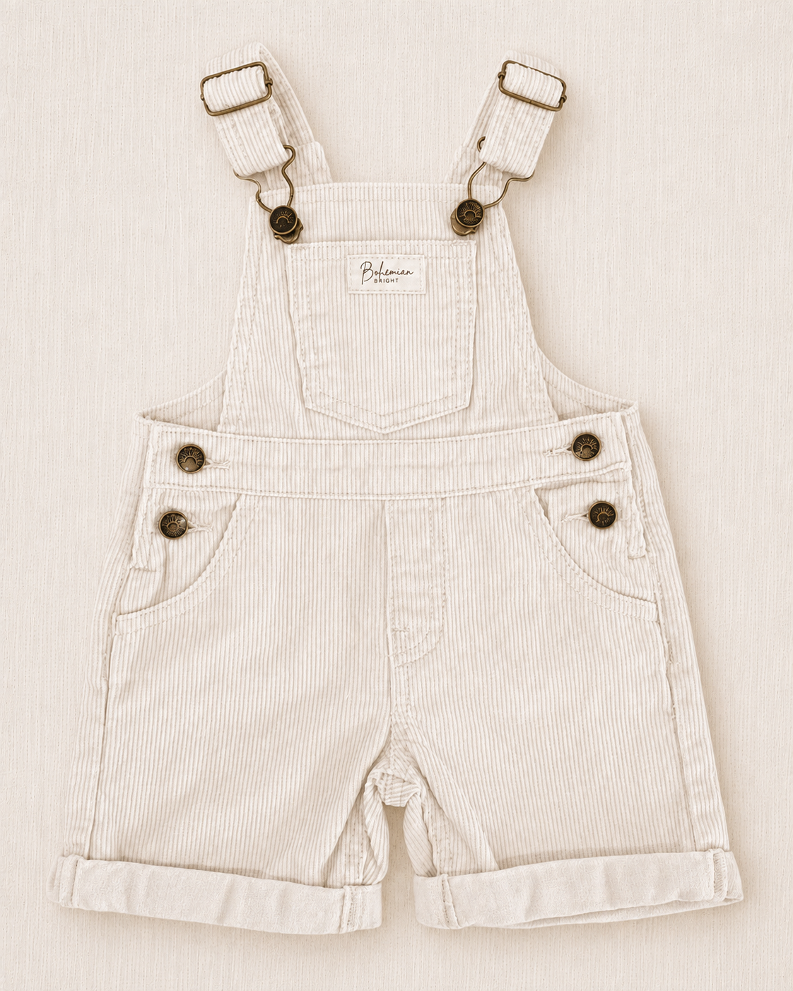 Soft Cotton Cord Overalls