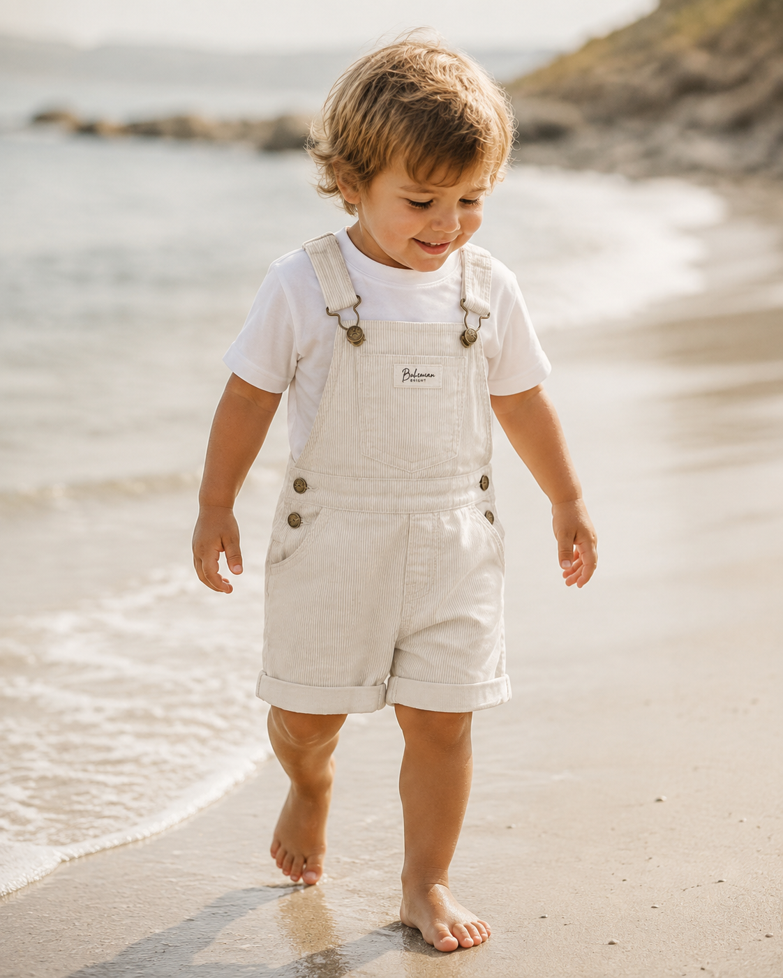 Soft Cotton Cord Overalls