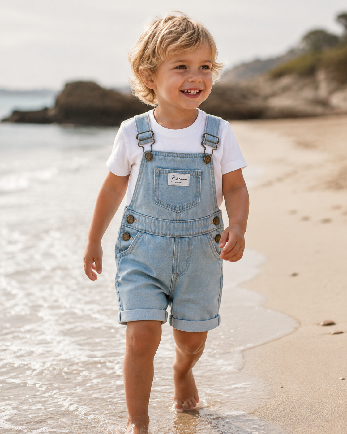 Soft Denim Overalls