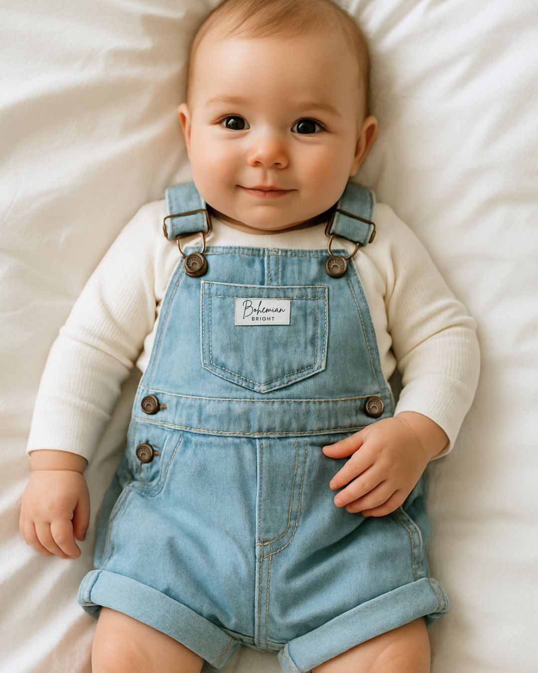 Seaside Denim Overalls | Bohemian Bright