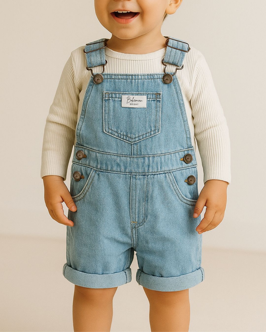 Seaside Denim Overalls | Bohemian Bright