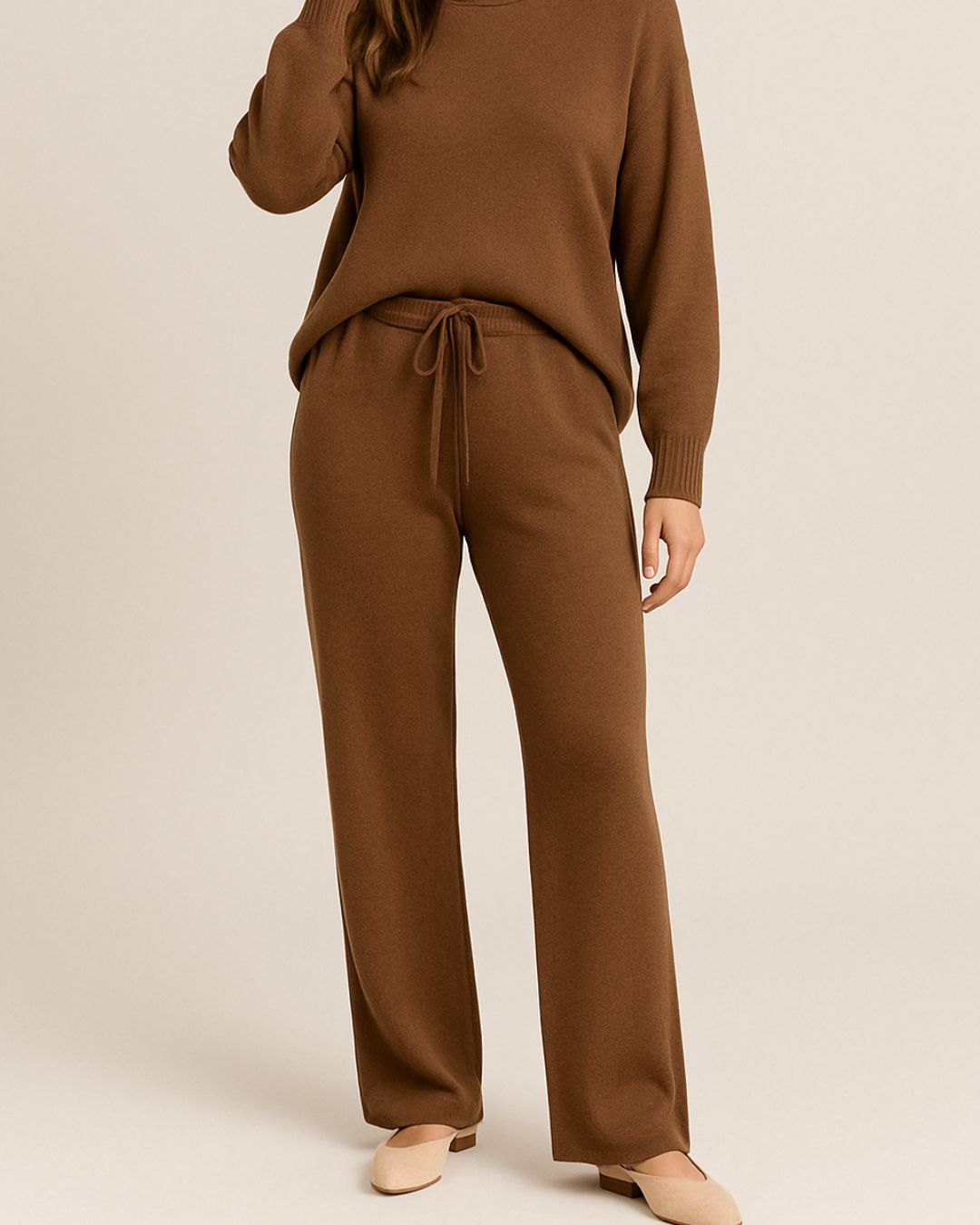 Chocolate Knit Pant | Bohemian Bright