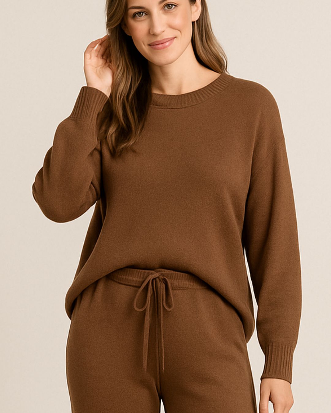 Chocolate Knit Jumper | Bohemian Bright