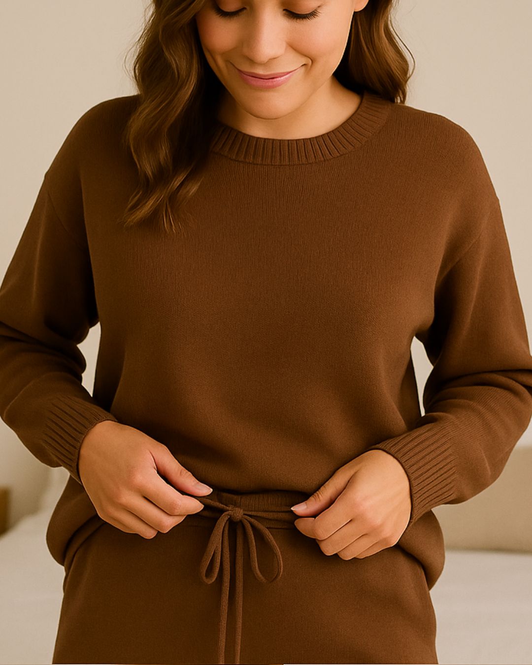 Chocolate Knit Jumper | Bohemian Bright