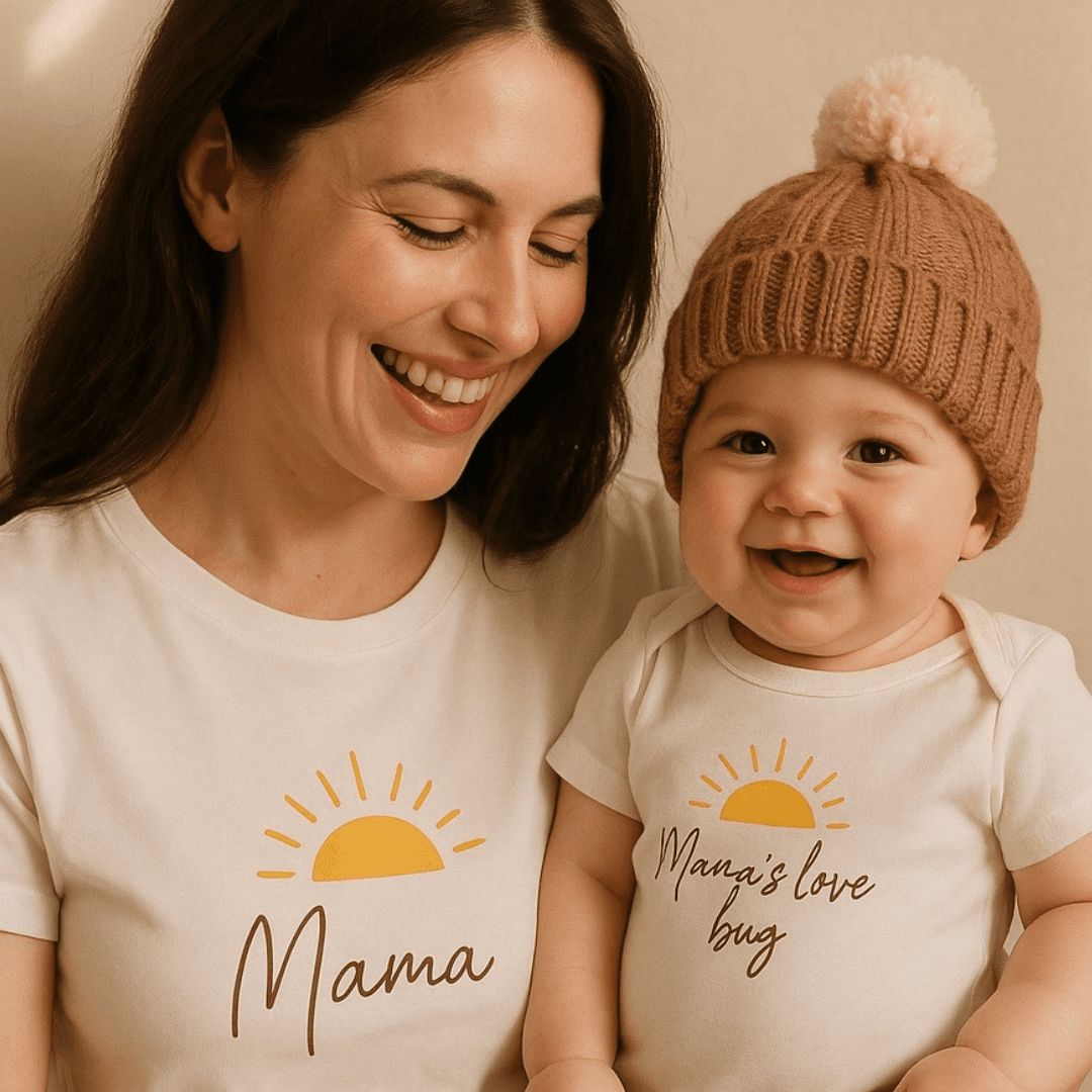 Organic Cotton Mama T-Shirt | Bohemian Bright