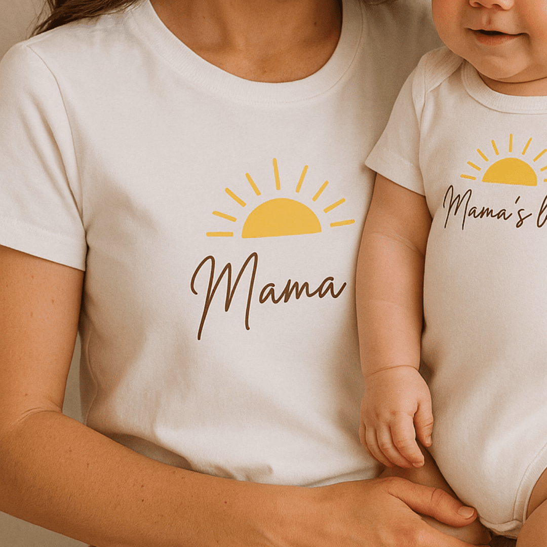 Organic Cotton Mama T-Shirt | Bohemian Bright