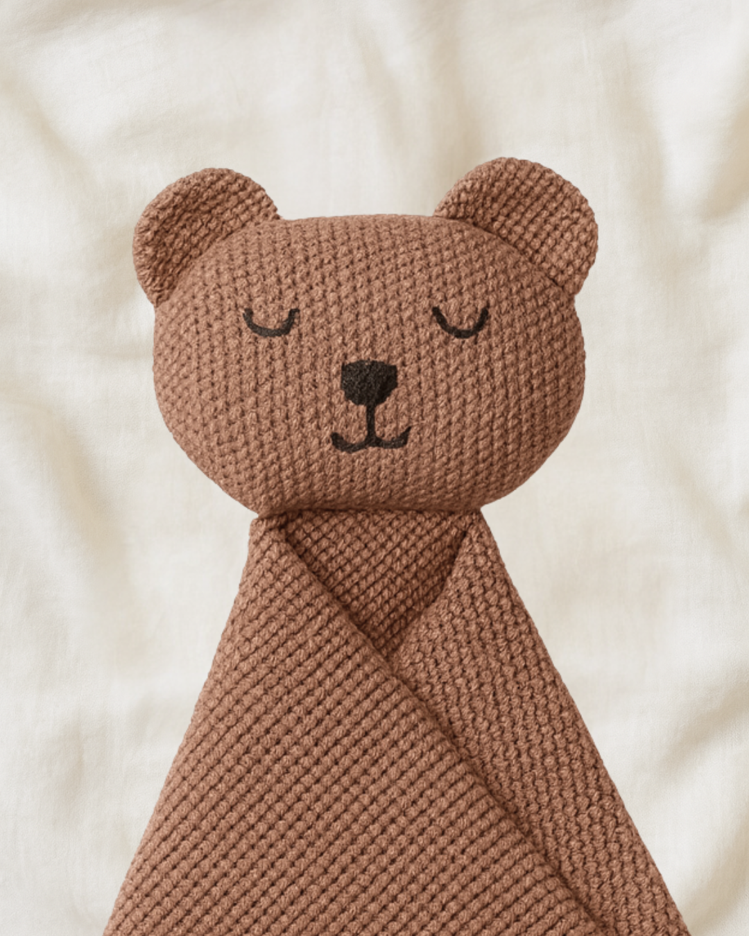 Organic Cotton Brown Bear Comforter | Bohemian Bright