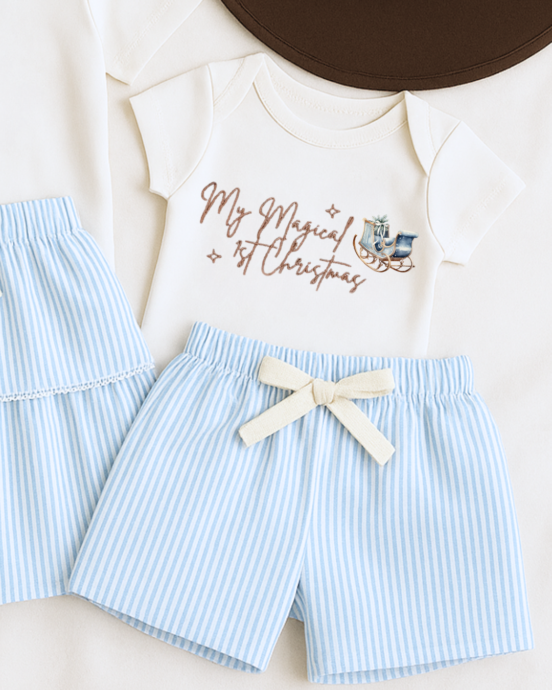 Stripe Shorts | Blue | Bohemian Bright
