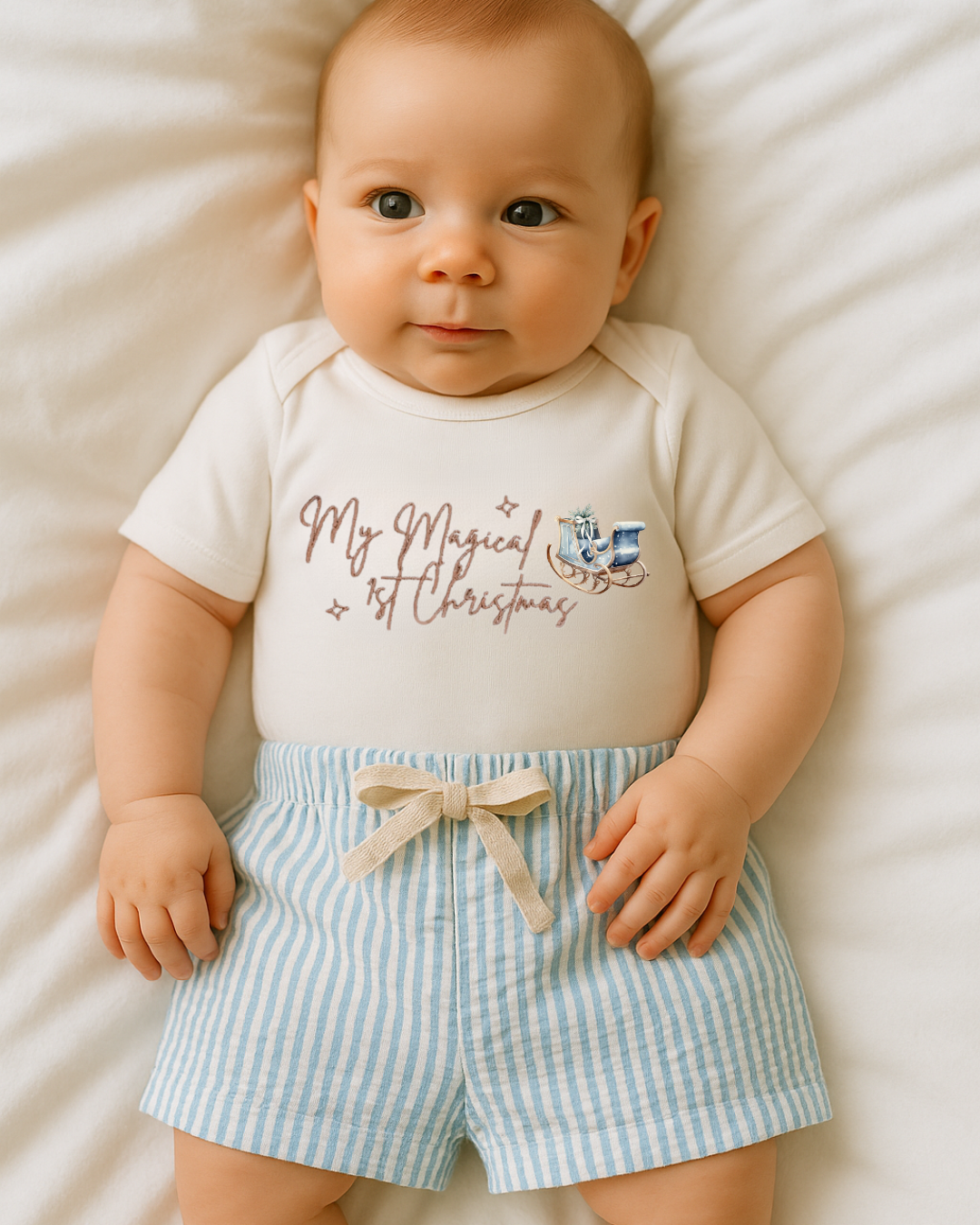 Stripe Shorts | Blue | Bohemian Bright