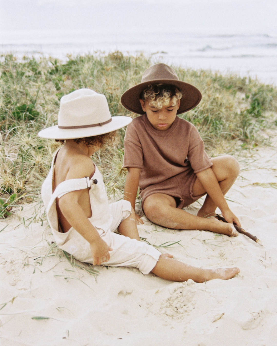 Adjustable Little Fedora | Oliver Sand - PRE ORDER | Bohemian Bright