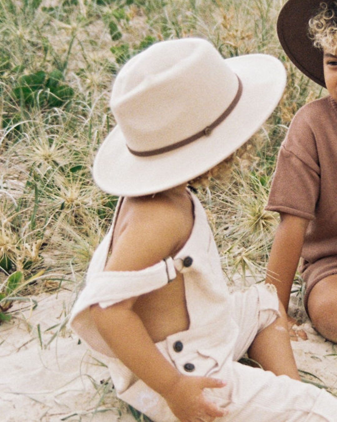 Adjustable Little Fedora | Oliver Sand - PRE ORDER | Bohemian Bright