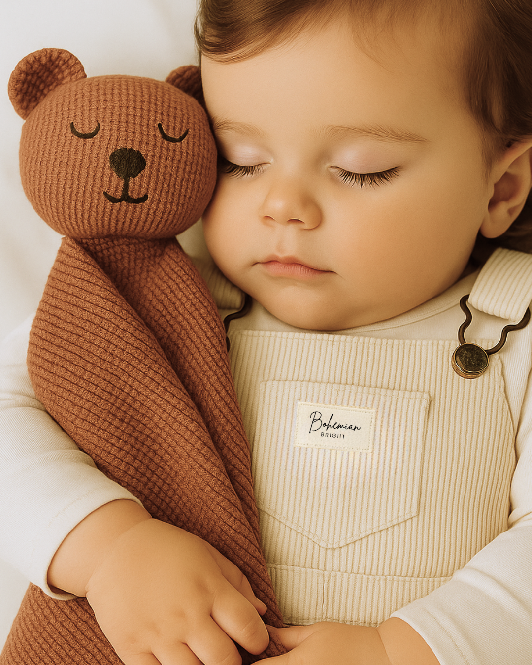 Organic Cotton Brown Bear Comforter | Bohemian Bright