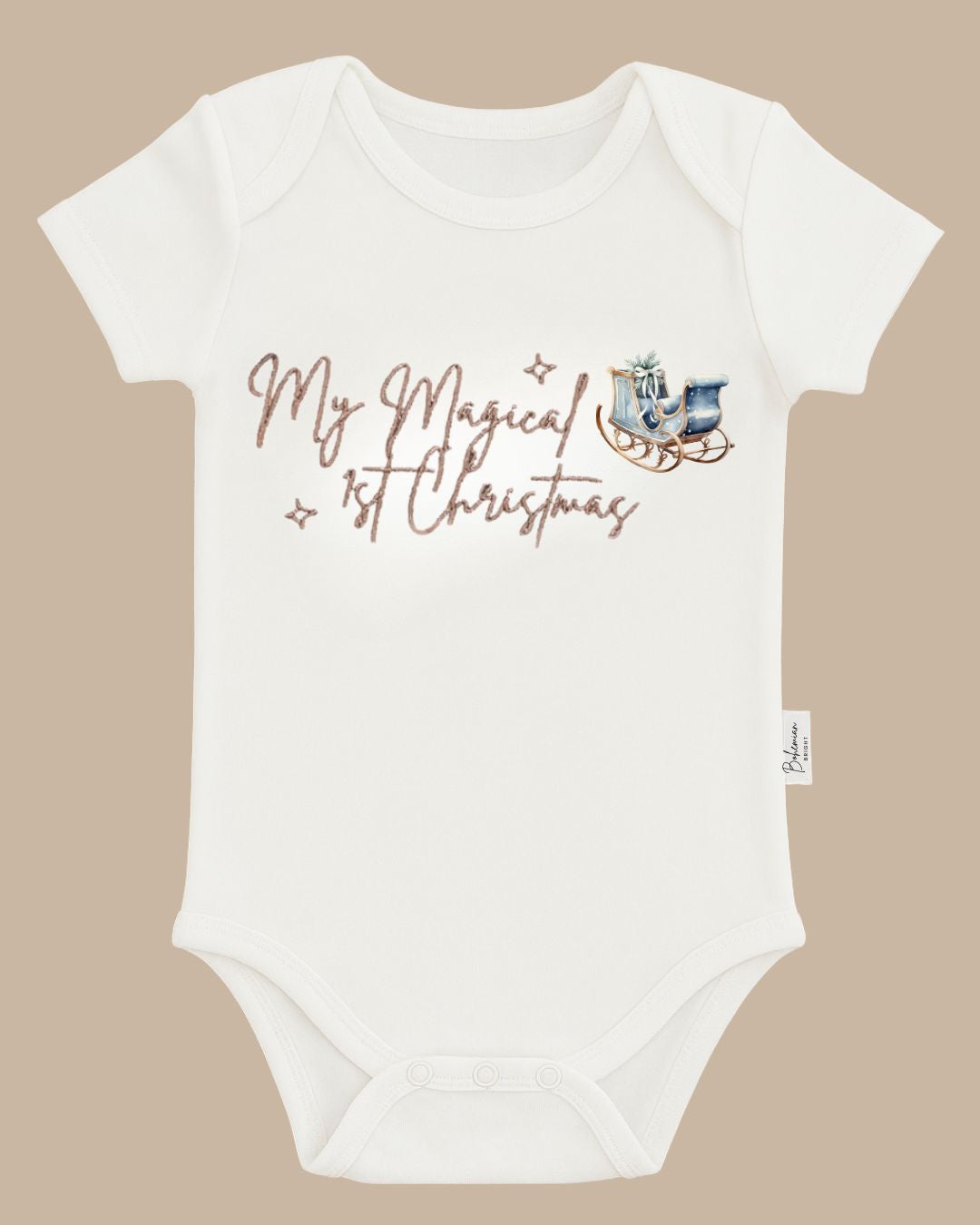 My Magical First Christmas Romper | Bohemian Bright