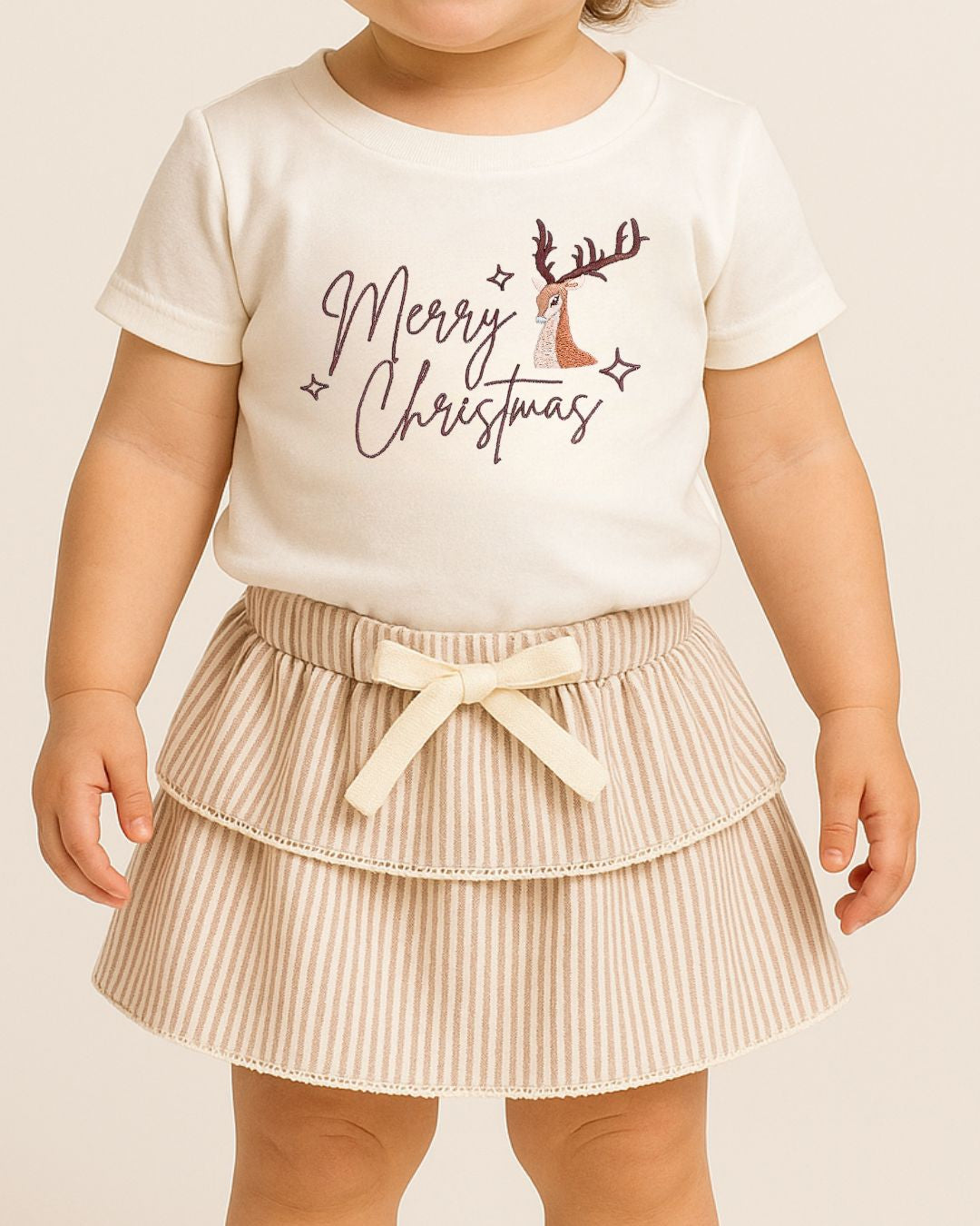 Merry Christmas Reindeer T-Shirt | Bohemian Bright