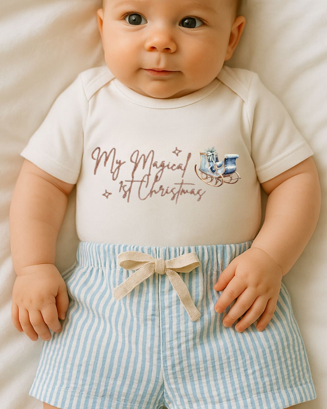 My Magical First Christmas Romper | Bohemian Bright