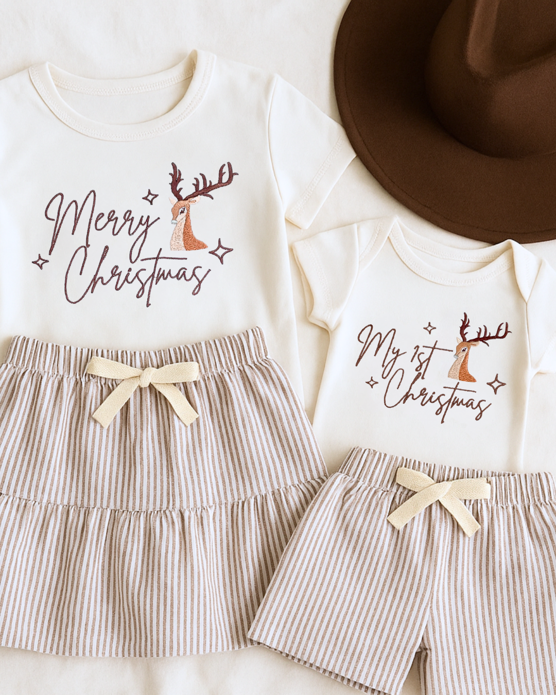 Merry Christmas Reindeer T-Shirt | Bohemian Bright