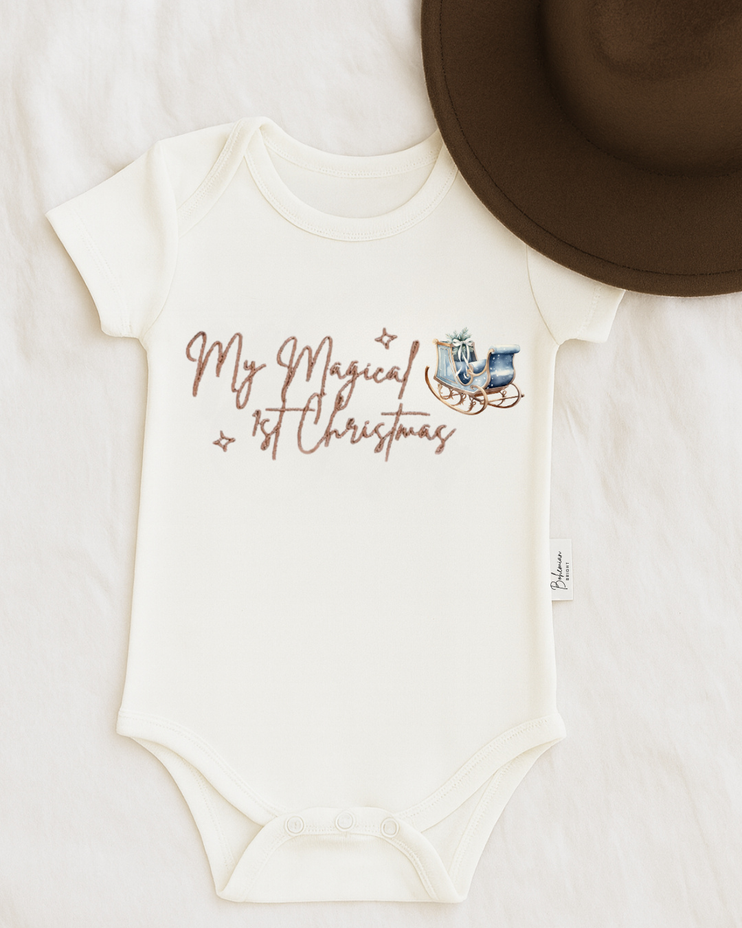 My Magical First Christmas Romper | Bohemian Bright
