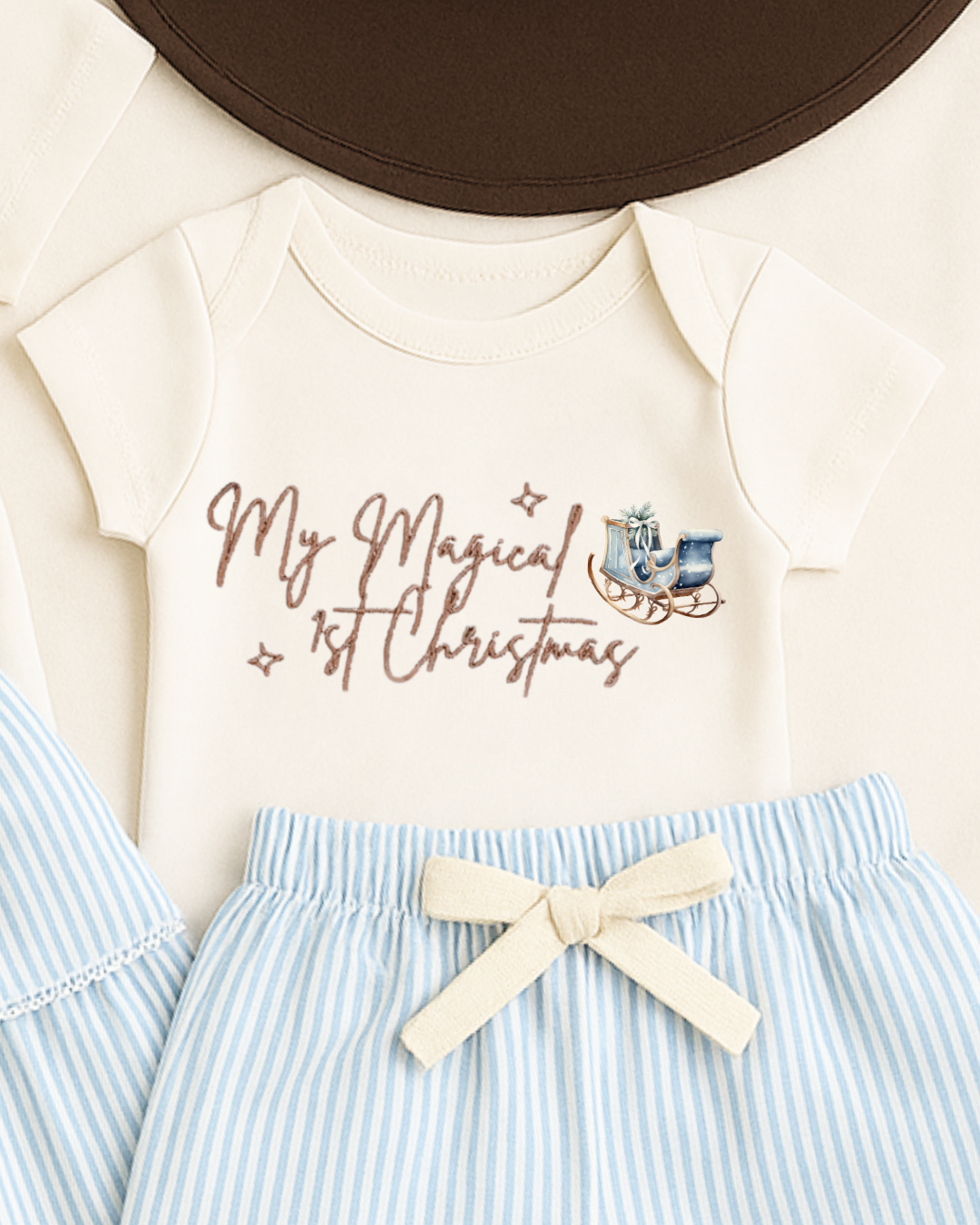 My Magical First Christmas Romper | Bohemian Bright