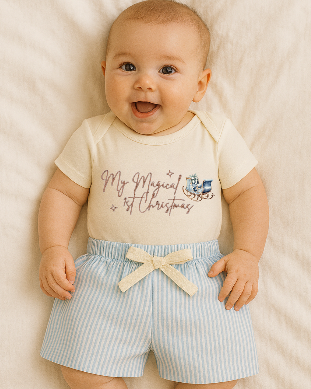 My Magical First Christmas Romper | Bohemian Bright