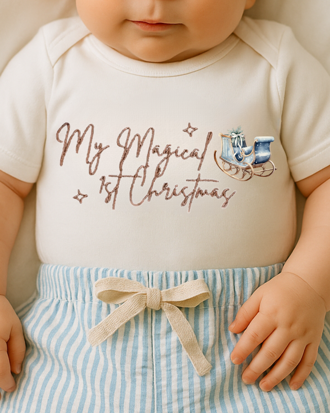 My Magical First Christmas Romper | Bohemian Bright