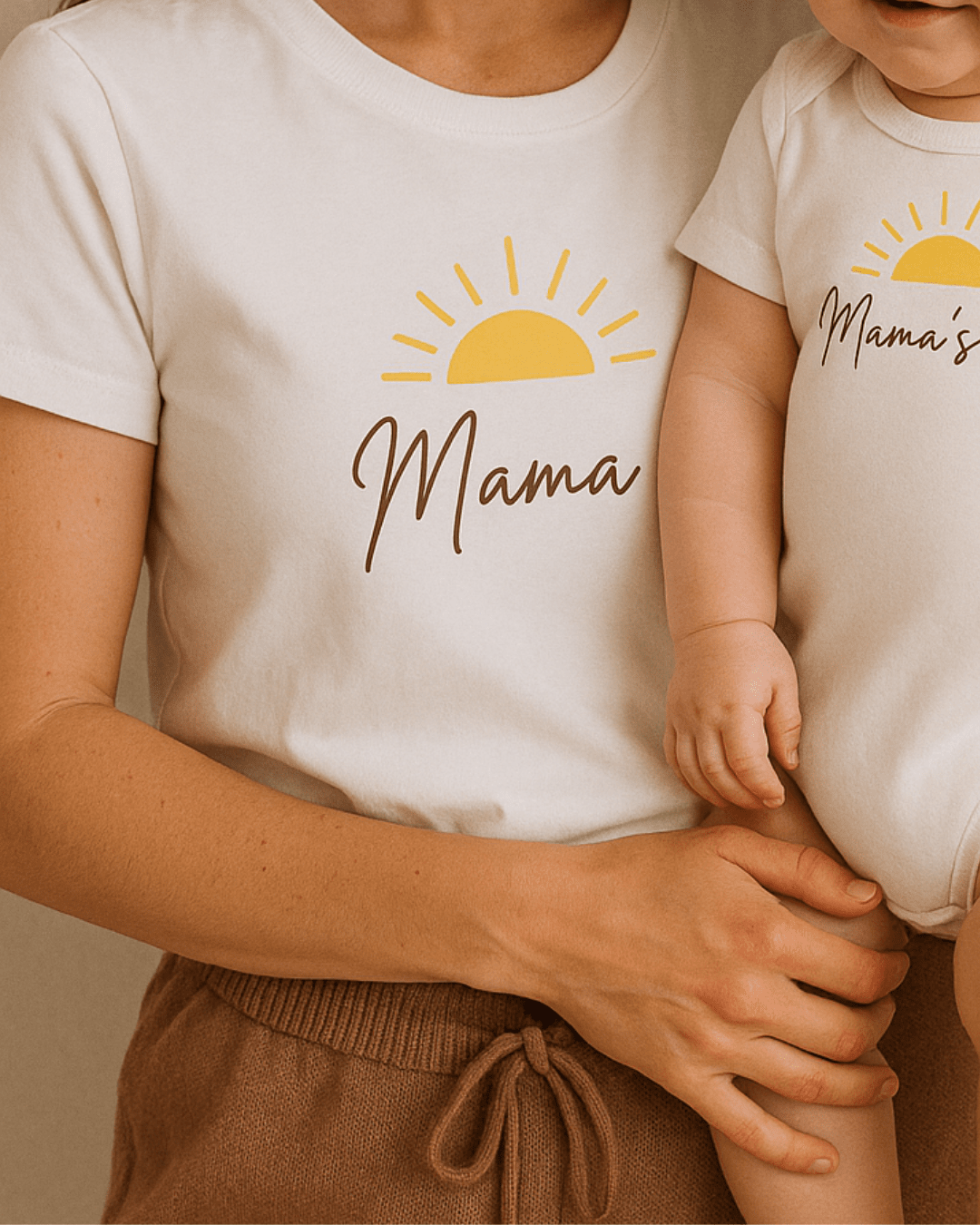 Organic Cotton Mama T-Shirt | Bohemian Bright