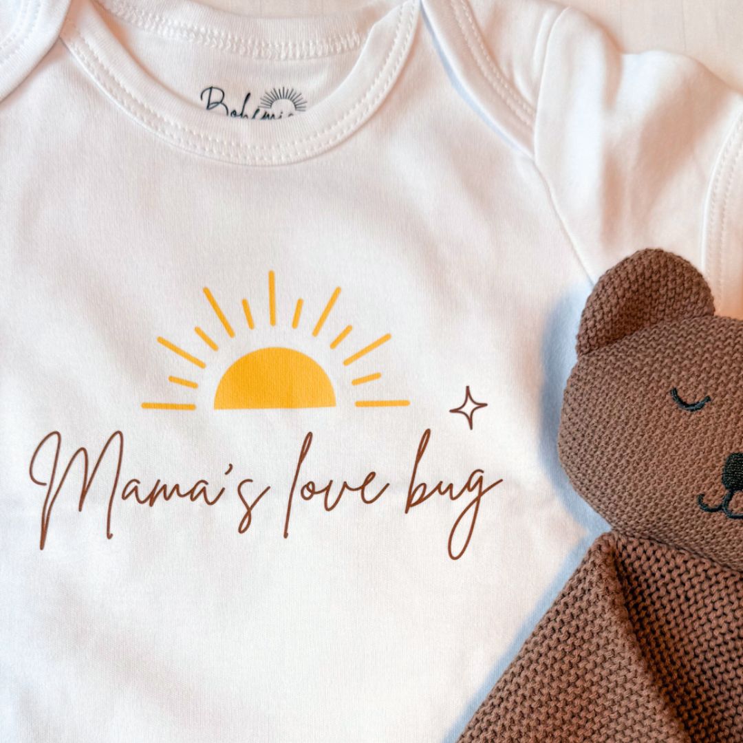 Organic Cotton Mama's Love Bug Romper | Bohemian Bright