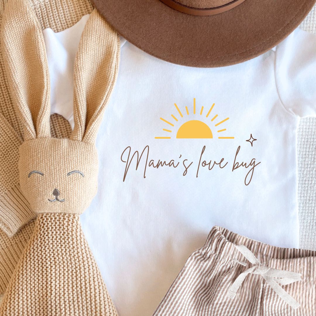 Organic Cotton Mama's Love Bug Romper | Bohemian Bright