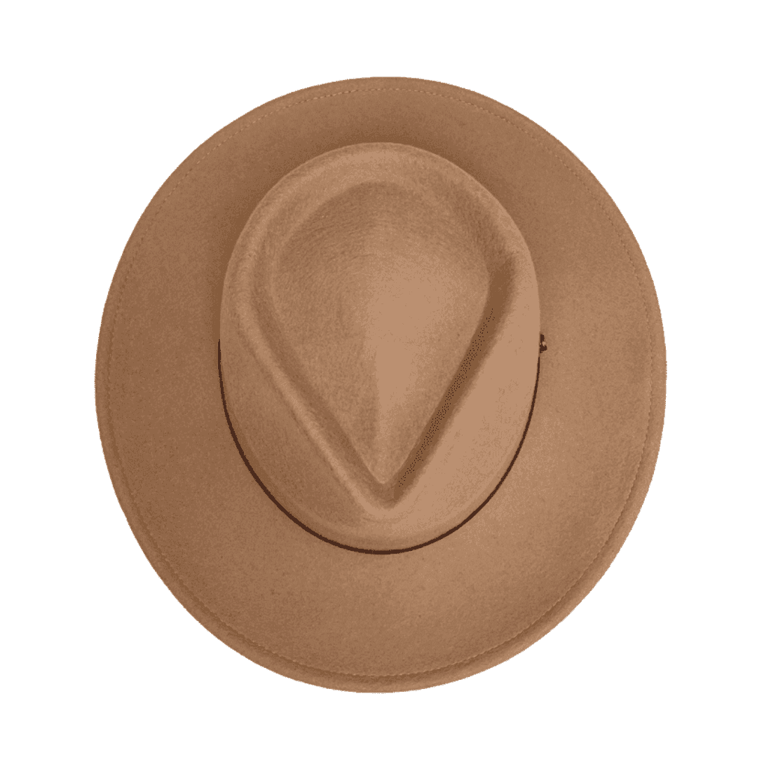 Oliver Tan Wool Fedora | Bohemian Bright