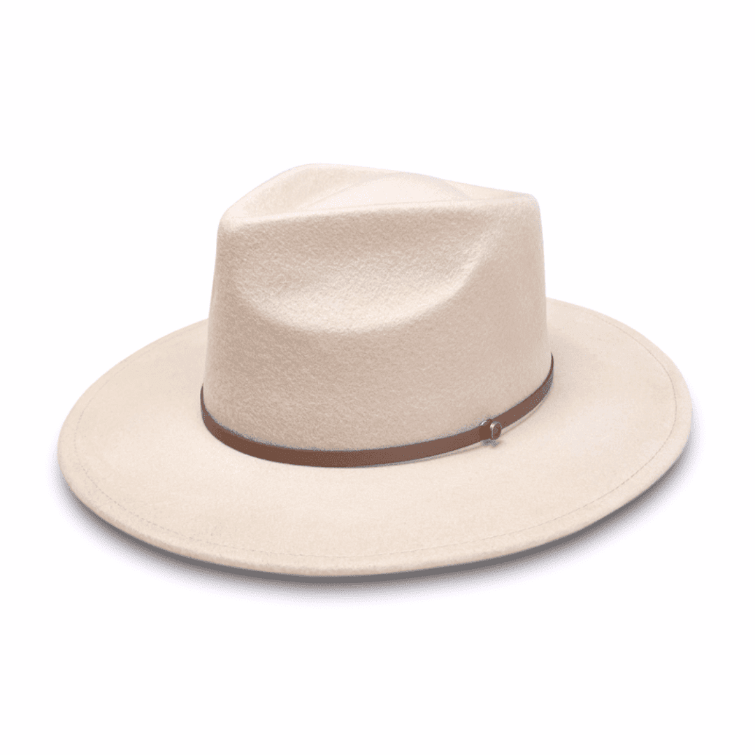 Oliver Sand Wool Fedora | Bohemian Bright