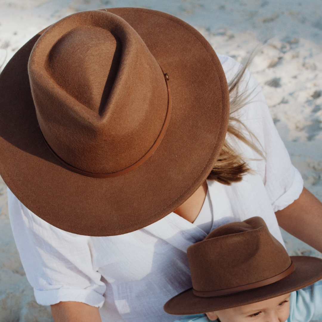 Oliver Bear Wool Fedora | Bohemian Bright