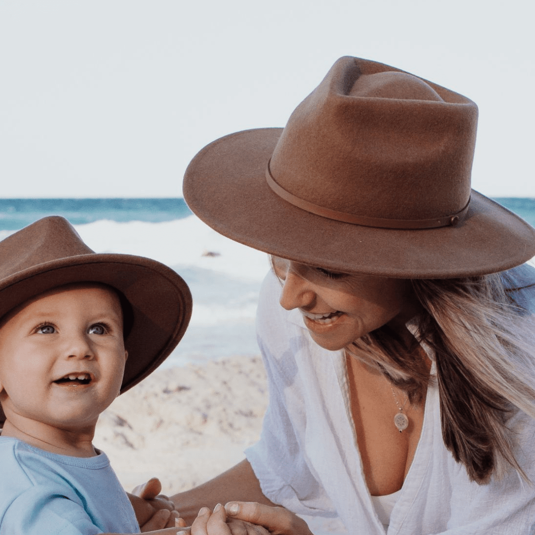 Oliver Bear Wool Fedora | Bohemian Bright