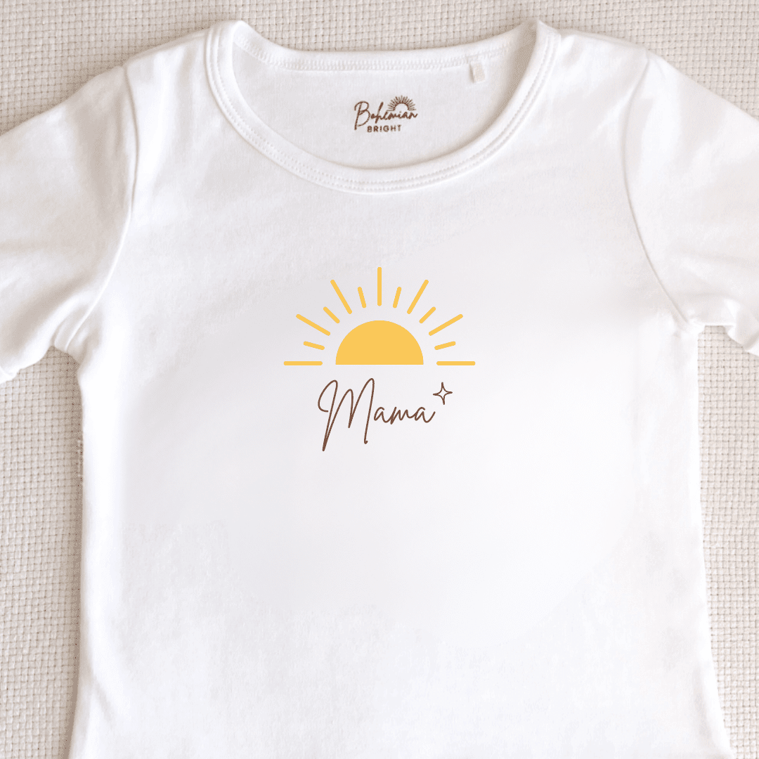 Mama T-Shirt | ALL PROFITS TO ASH GOOD GO FUND ME | Bohemian Bright