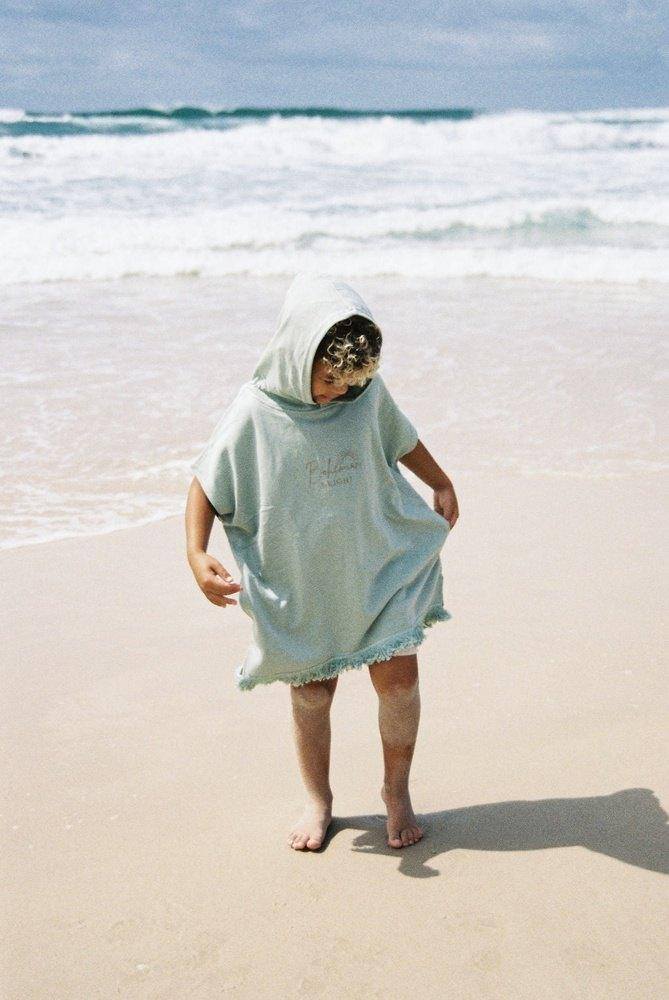 Ocean Green Mini's Hooded Towel | Bohemian Bright