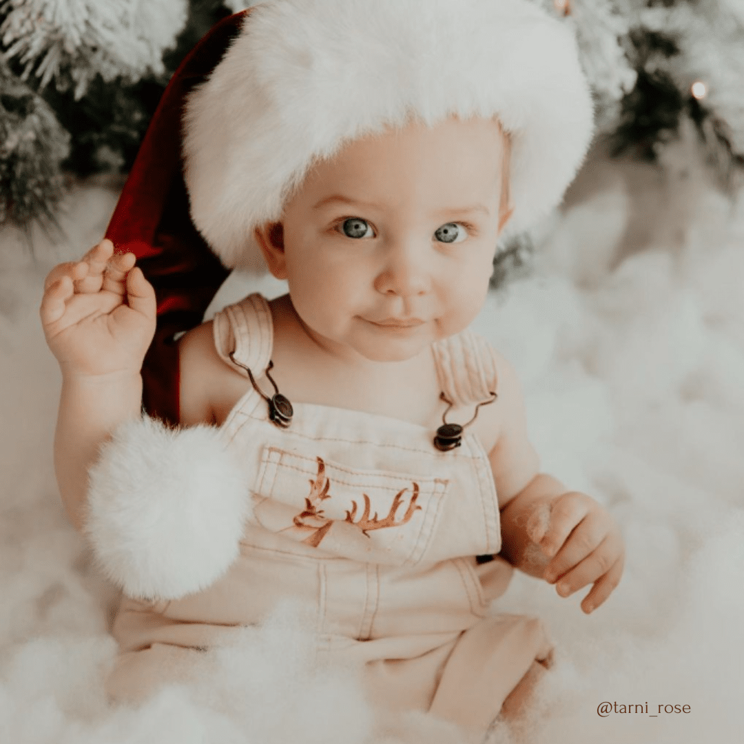 Christmas Reindeer Overalls | Bohemian Bright