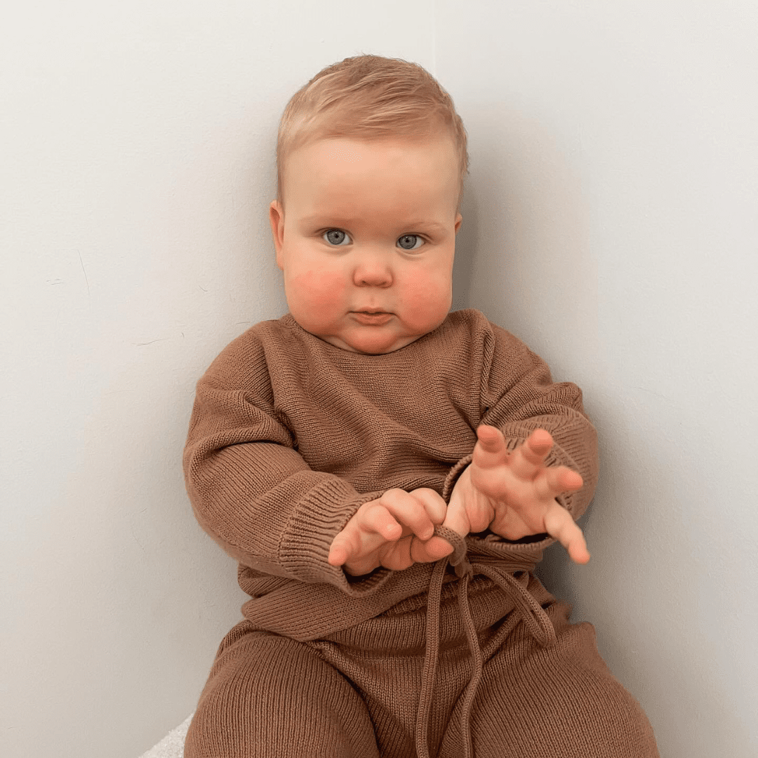 Chocolate Knit Jumper | Bohemian Bright