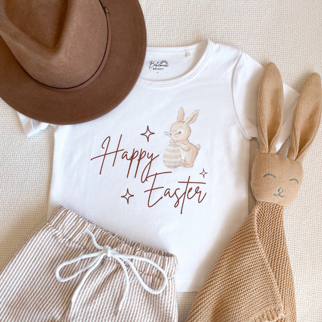 Happy Easter T-Shirt | Bohemian Bright