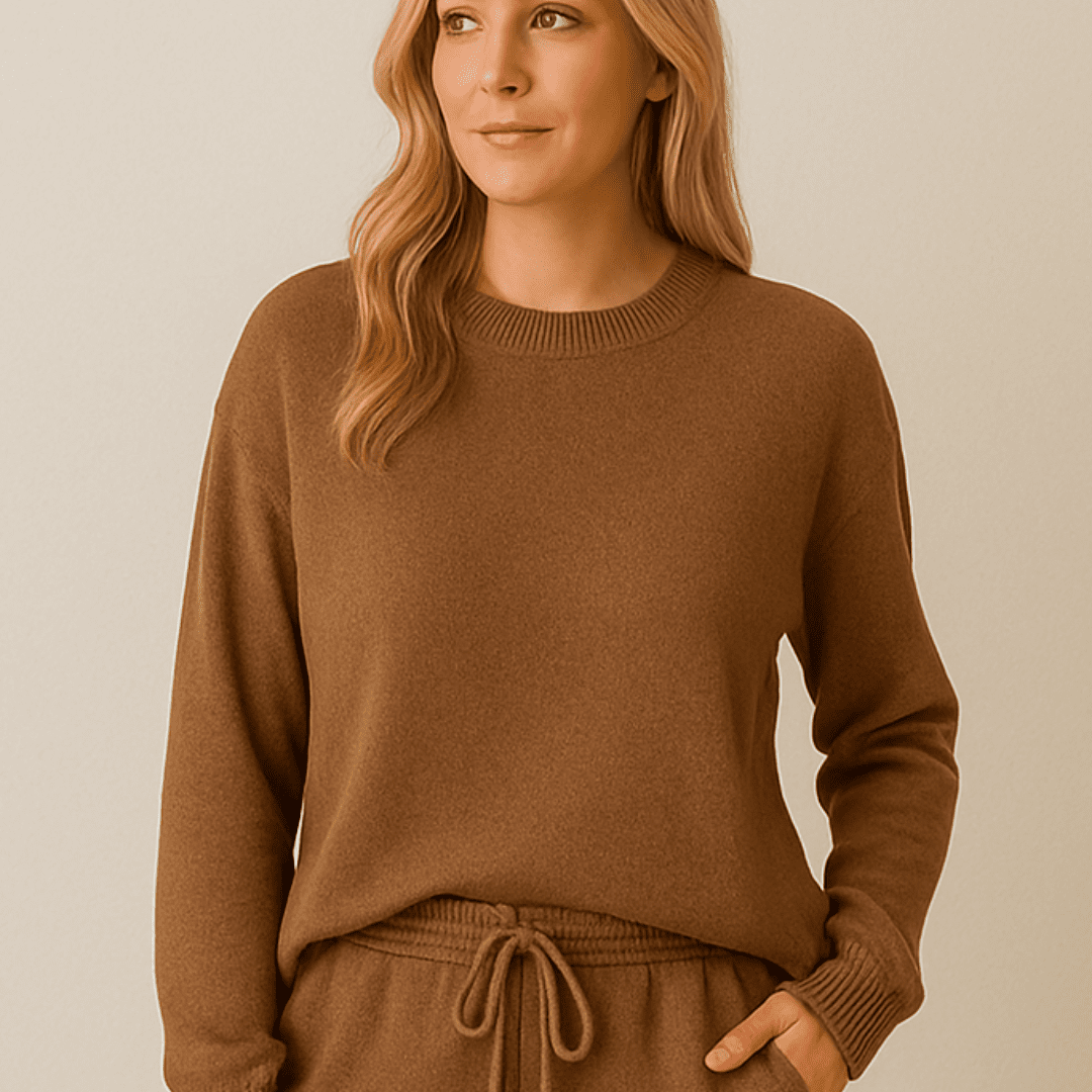 Chocolate Knit Jumper | Bohemian Bright