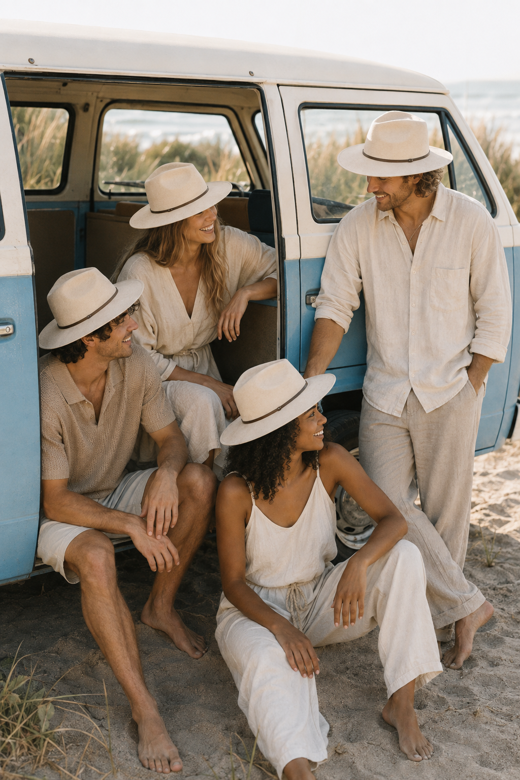 Adult Oliver Sand Wool Fedora