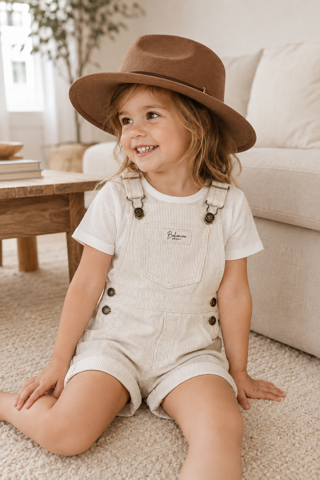 Kids and Baby Adjustable Little Fedora | Oliver Bear