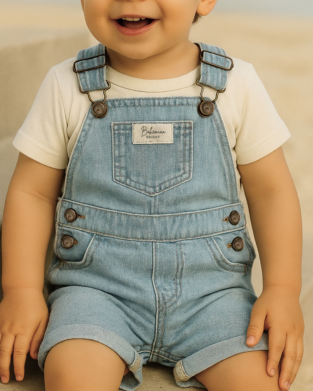 Seaside Denim Overalls | Bohemian Bright