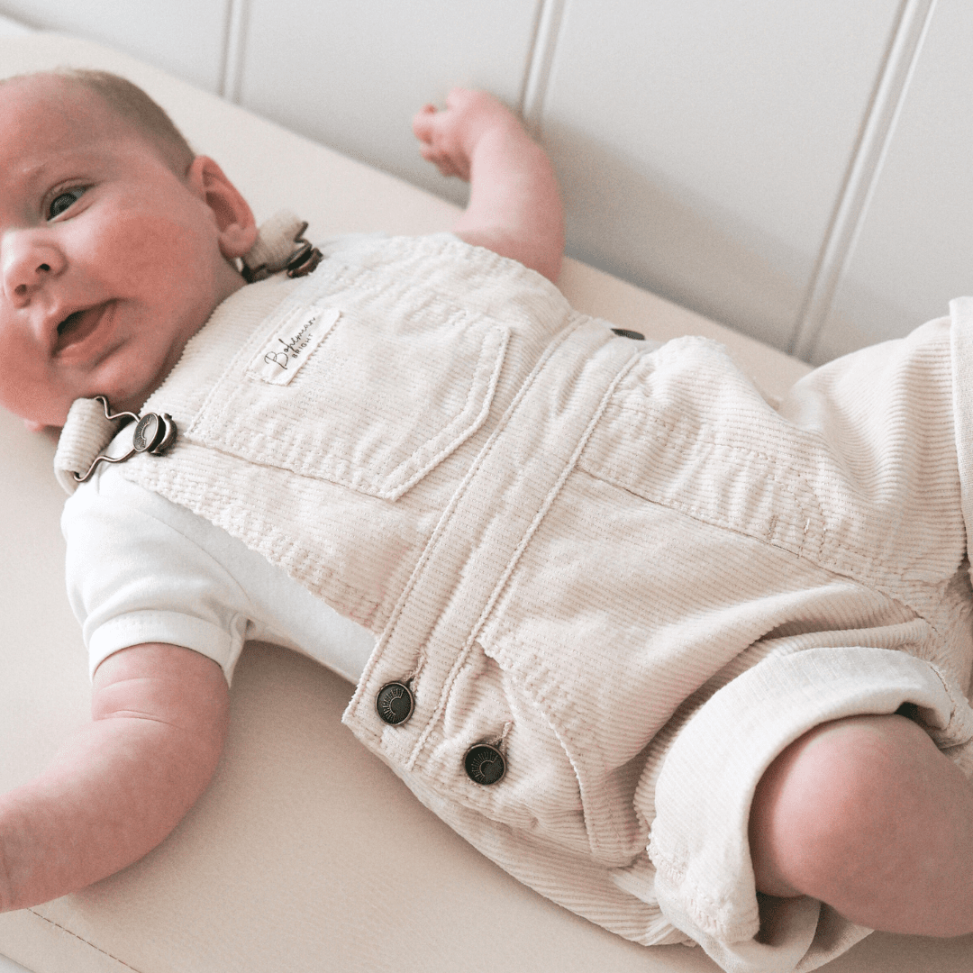 Seaside Cotton Cord Overalls | Bohemian Bright