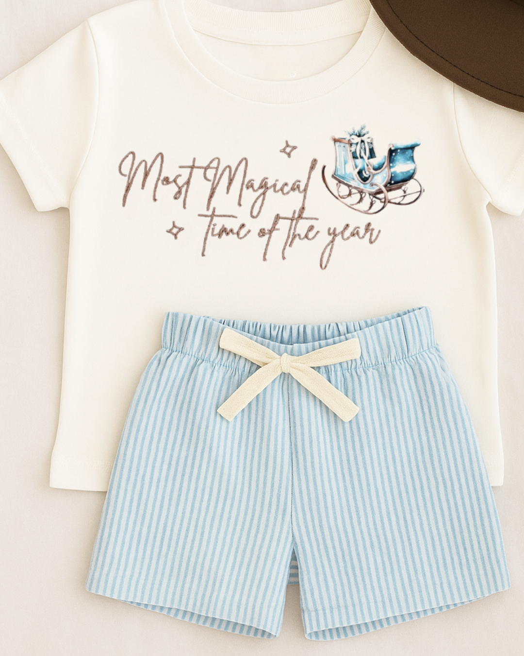 Stripe Shorts | Blue | Bohemian Bright