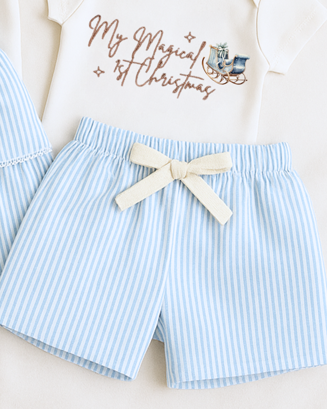 Stripe Shorts | Blue | Bohemian Bright