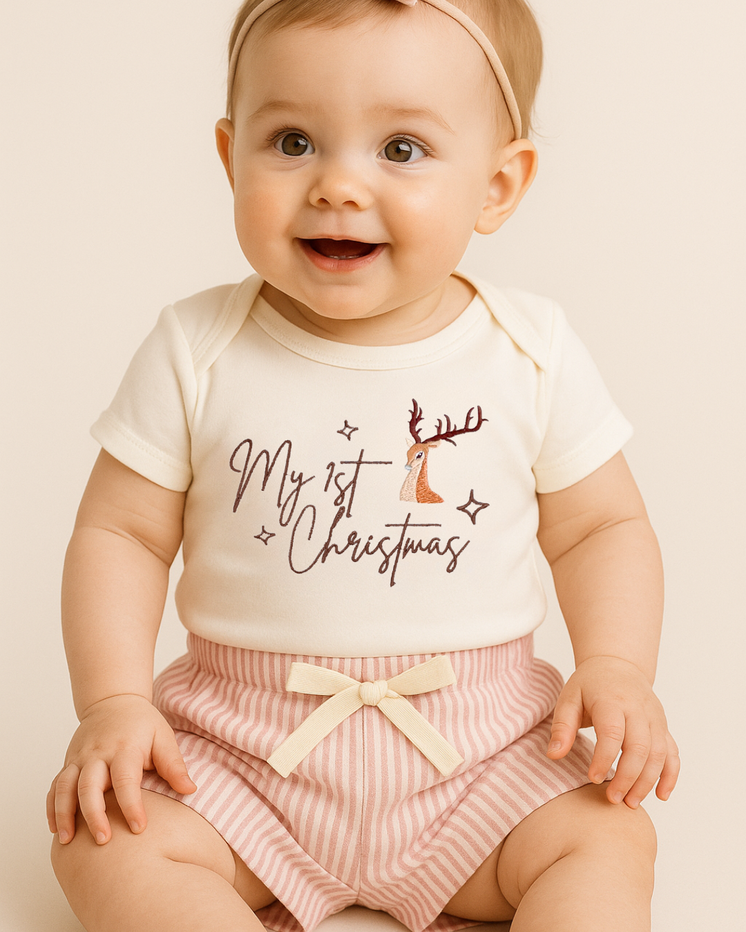 My First Christmas Baby Romper | PRE ORDER | Bohemian Bright